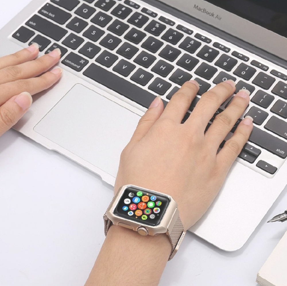 Apple Watch Band 42mm, Stainless Steel Watch Mesh